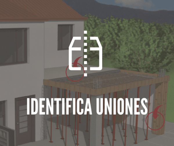 Identificar uniones en losa